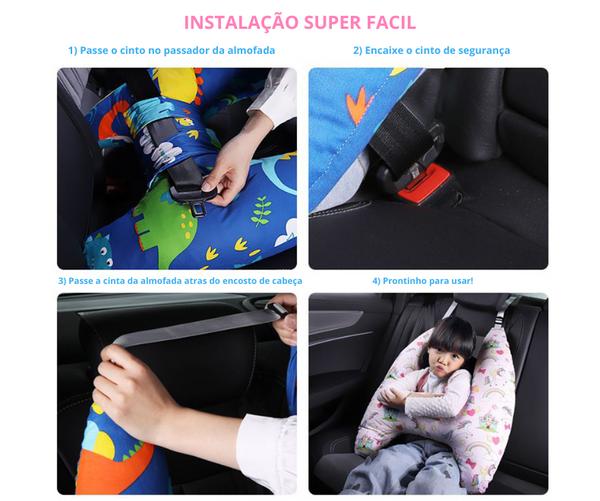 Almohada para niños para usar en el coche, avión o incluso en el autobús